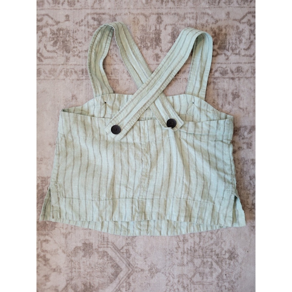 Everlane Linen Cropped Boxy Tank Top – Women's 6 - Picture 8 of 11
